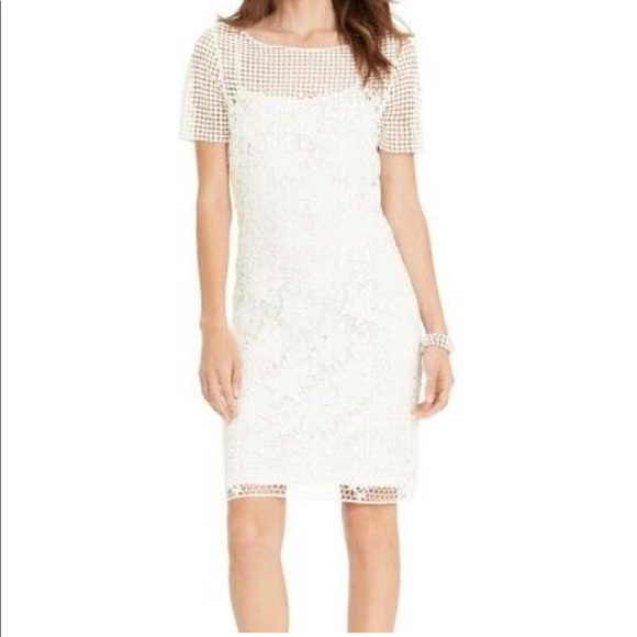 Ralph Lauren Dresses & Skirts - Ralph Lauren Lace Illusion Sheath Dress